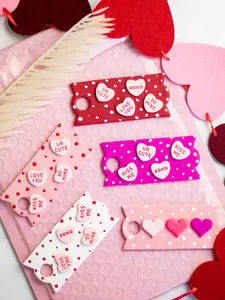 Valentine's Day Tumbler Toppers Drinkware Cup