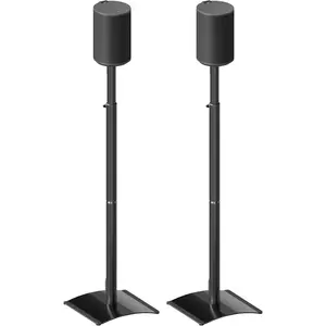 Speaker Stands for Sonos Era 100, One, One SL, Play:1, Height Adjustable Up to 42", Set of 2 Surround Sound Speaker Stand with  Management, 13.2 LBS Loading MD5412