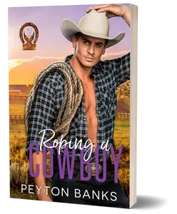Roping A Cowboy-Blazing Eagle Ranch 2- A Steamy Enemies to Lovers, Small Town Interracial Romance--Written by Peyton Banks--signed paperback