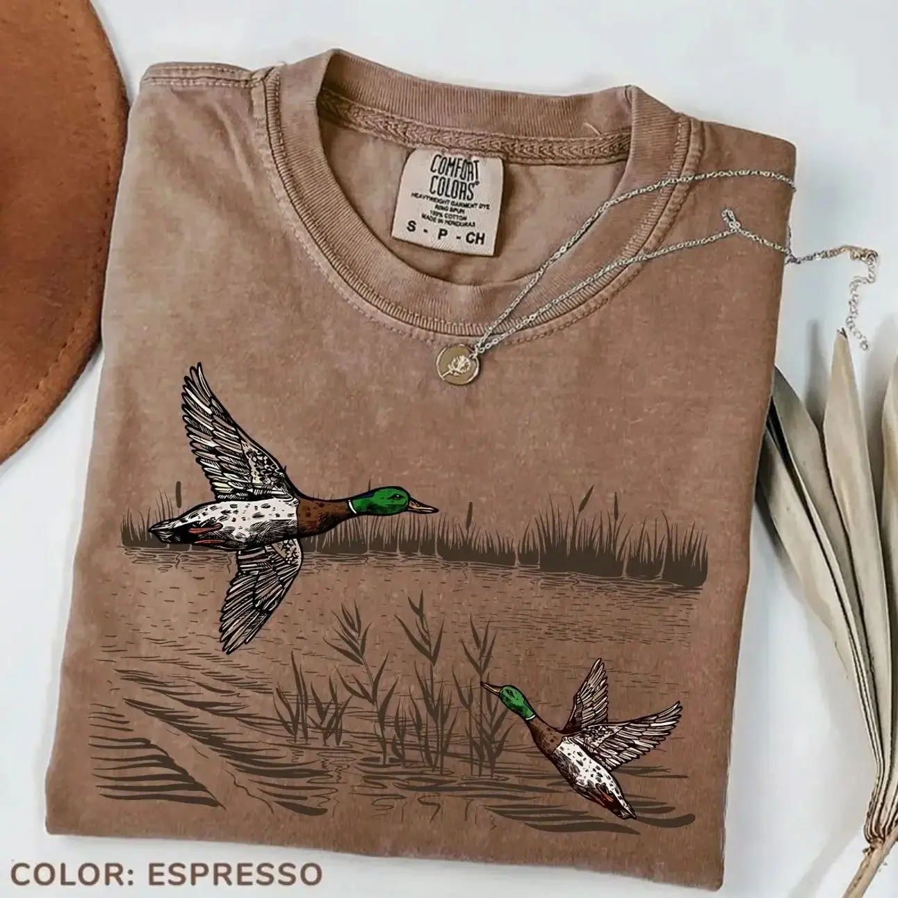 Comfort Colors Retro Mallard Ducks Fall T-shirt 90s Waterfowl Duck Outfit Vintage Duck Tee Animal Lover Vintage Fall Cute Fall Gift Idea - Comfort Colors Graphic Tee, Casual Outfit, Vintage Wash Shirt, Comfortable Menswear & Womenswear Top, May1