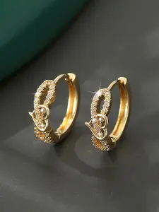 Fashionable Infinity Symbol "8" Design Hoop Earrings, Fashion Jewelry for Party, Daily Clothing Decor, Trendy All-match & Exquisite Jewelry for Birthday Gift, Trendy Fashionable Accessories, Casual Trendy Jewelry