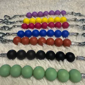 Custom horse curb chain - silicone