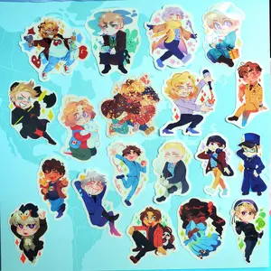 Personified Country Anime Waterproof Stickers