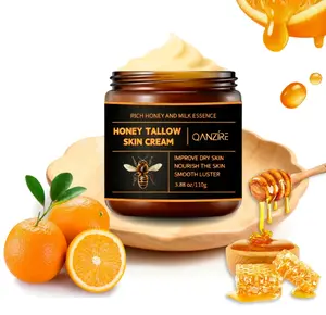 Honey Beef Tallow Skin Cream. Grass-Fed Beef Tallow Provides Deep Nourishment, And Honey Locks In Moisture. The Dual Effects Improve Rough Skin Texture, Making Daily Care More Reassuring.