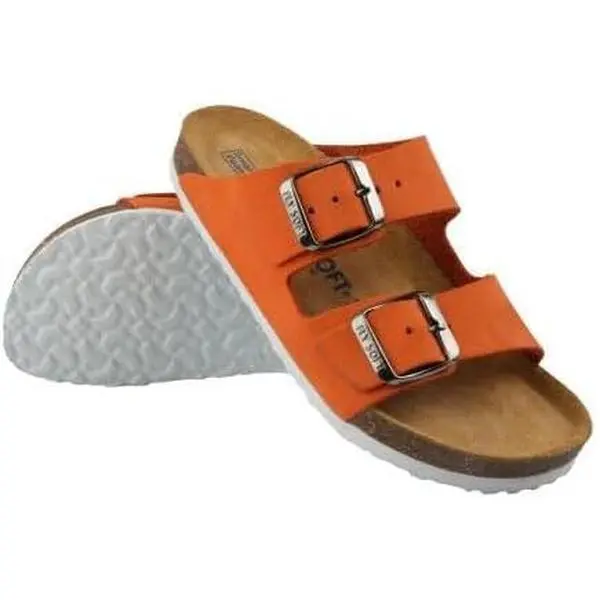 Kids' 100% Genuine Leather Sandals - Comfortable Smart Foam Footbed, Adjustable Straps, Durable Non-Slip Sole and Stylish