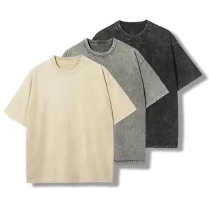 [3-Pack Unisex Washed T-Shirts] Oversize Unisex Washed T-Shirt for Women and Men's Unisex Fit Batik Cotton Oversize Streetwear Menswear  Super Soft Pre-Shrunk GYM Shirt