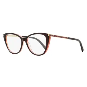 Swarovski Butterfly Eyeglasses SK5414 069 Dark Brown/Rose 53mm
