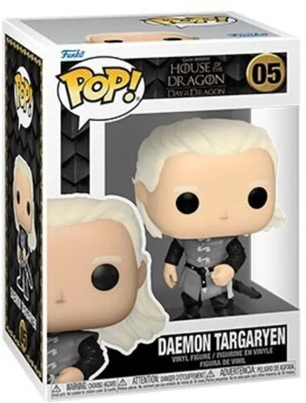 Funko POP! TELEVISION: House of the Dragon - Daemon Targaryen New 1-Piece Vinyl Figurine, TV Collectible TV/Movie Character Statue [COLLECTIBLES], Character Art
