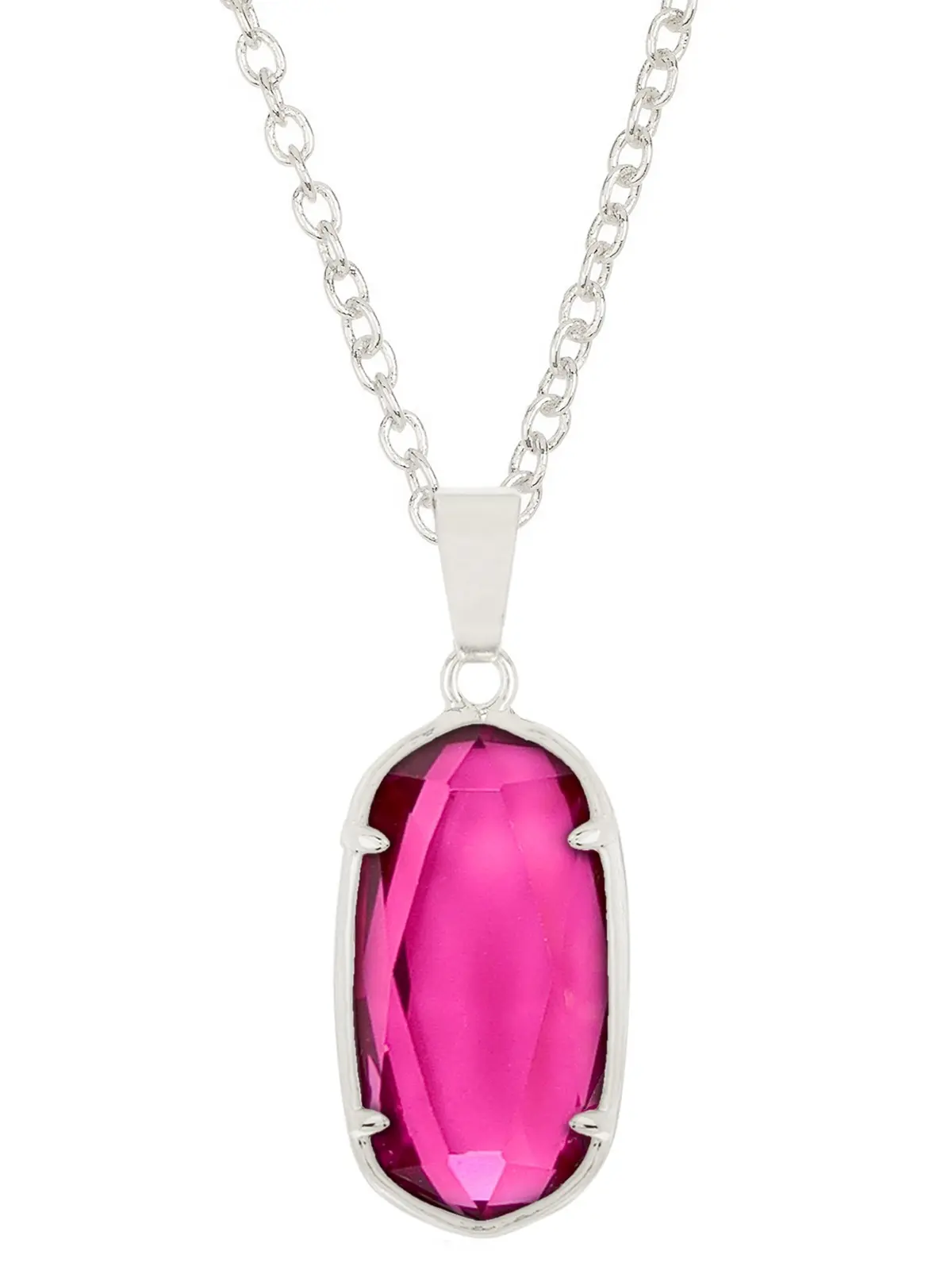 Raspberry Crystal Pendant Necklace, Handmade Jewelry, Gift Ideas, Chic Style