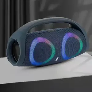 music 100W high power bluetooth speaker portable RGB colorful light waterproof wireless subwoofer 360 stereo surround TWS FM boombox