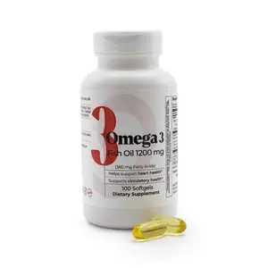 Omega-3 Fish Oil 1,200 mg 216 EPA - 144 DHA, 60, 100, and 200 softgels
