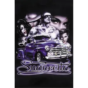Hot Stuff 1093-08x10-LO 8 x 10 in. Suavecito Lowrider Poster Print