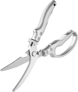 Kitchen : Heavy-Duty Poultry Shears That Effortlessly Cut Through , Fish, Veggies & Nuts. Crafted from 3Cr13 Stainless Steel. (-Purpose , Kitchen Shears)