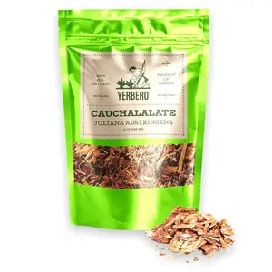 Yerbero - Cuachalalate Herbal Tea Wildcrafted (Juliana Adstringens) | 100% All Natural - NON Gmo | Authentic Mexican Herbal Tea (8 OZ)