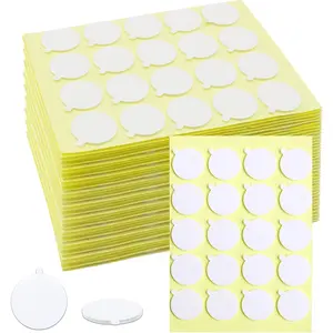 720PCS Candle Wicks for Candle Making, Candle Wick Stickers, Heat Resistance Double-Sided Stickers with The Little ‘‘Tail’’, Stickers for Candle Making