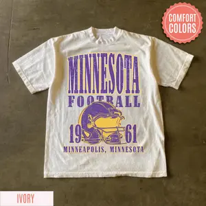 Minnesota Football Vintage Style Shirt, Vintage Vikes Shirt, Vintage Minnesota Crewneck, Minnesota Fan Gift FSM19, Vintage Graphic Tee, Unisex T-Shirt, Gift For Men, Top Menswear Streetwear