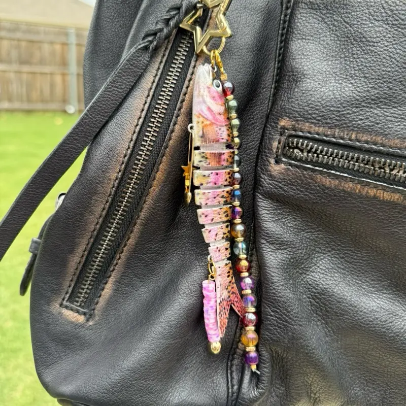 Handmade Fish Lure Keychain