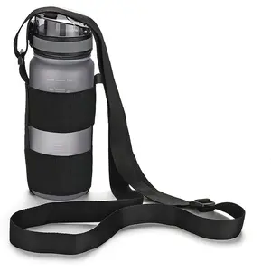Universal Water Bottle Carrier Sling with Adjustable  Strap for Walking Short Hiking, Water Bottle Holder for 16-64 oz Wide Mouth Bottles (Exclude Water Bottle)