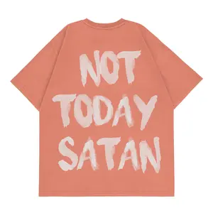 HGA Not Today Satan Fashion Fit Tee (Peach)