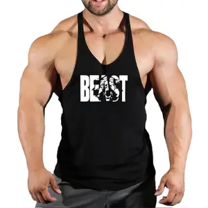 Men's Vest Sportswear Singlet Brand Vests Bodybuilding and Fitness Stringer Singlets Undershirt Man Clothing Muscular Shirt Gyms