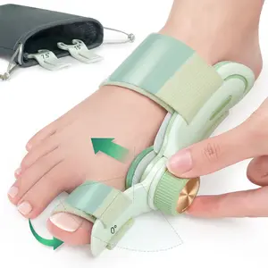 TENICORE Bunion Corrector for Hallux Valgus & Pain Relief - Lightweight Adjustable Knob Toe Splint with Silicone Pad, for Women & Men, Everyday Wear Pedicure Tool