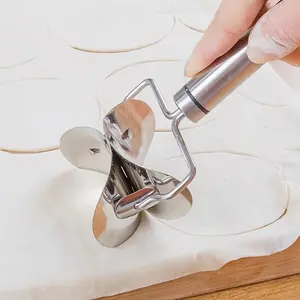 A Tool for Making Dumplings, Including a Cutter for Dumpling Wrappers And a Mold for Shaping Them, Perfect for Those Who Want an Easy Way to Prepare Decorative Dumplings