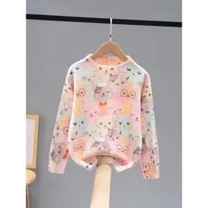 Easter Girls' Sweater, Fashion Print Four-Season Knit Sweater, Pullover, Suitable Outdoor Vacation, Best Holiday Gift Girls - 023