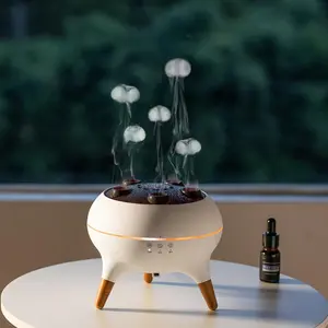 250ML Essential Oil Diffuser, Dynamic Jellyfish Humidifier with LED Light, Remote Control Humidifier, Home Appliances for Living Room Bedroom Office