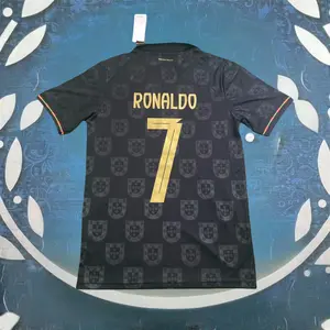2526 Special Edition Black #7 Ronaldo Cool Jersey