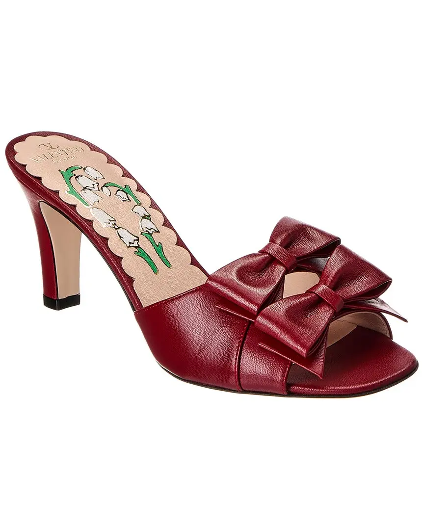 Valentino Bowow 75 Leather Sandal