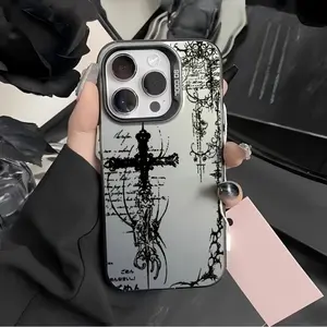 An Elegant Case with Retro Gothic Y2K Art, for iPhone 17 16 15 14 13 12 11 PRO MAX PLUS AIR and iPhone 16E AIR XR XS MAX 7 8 Plus Series Mobile Phone Case