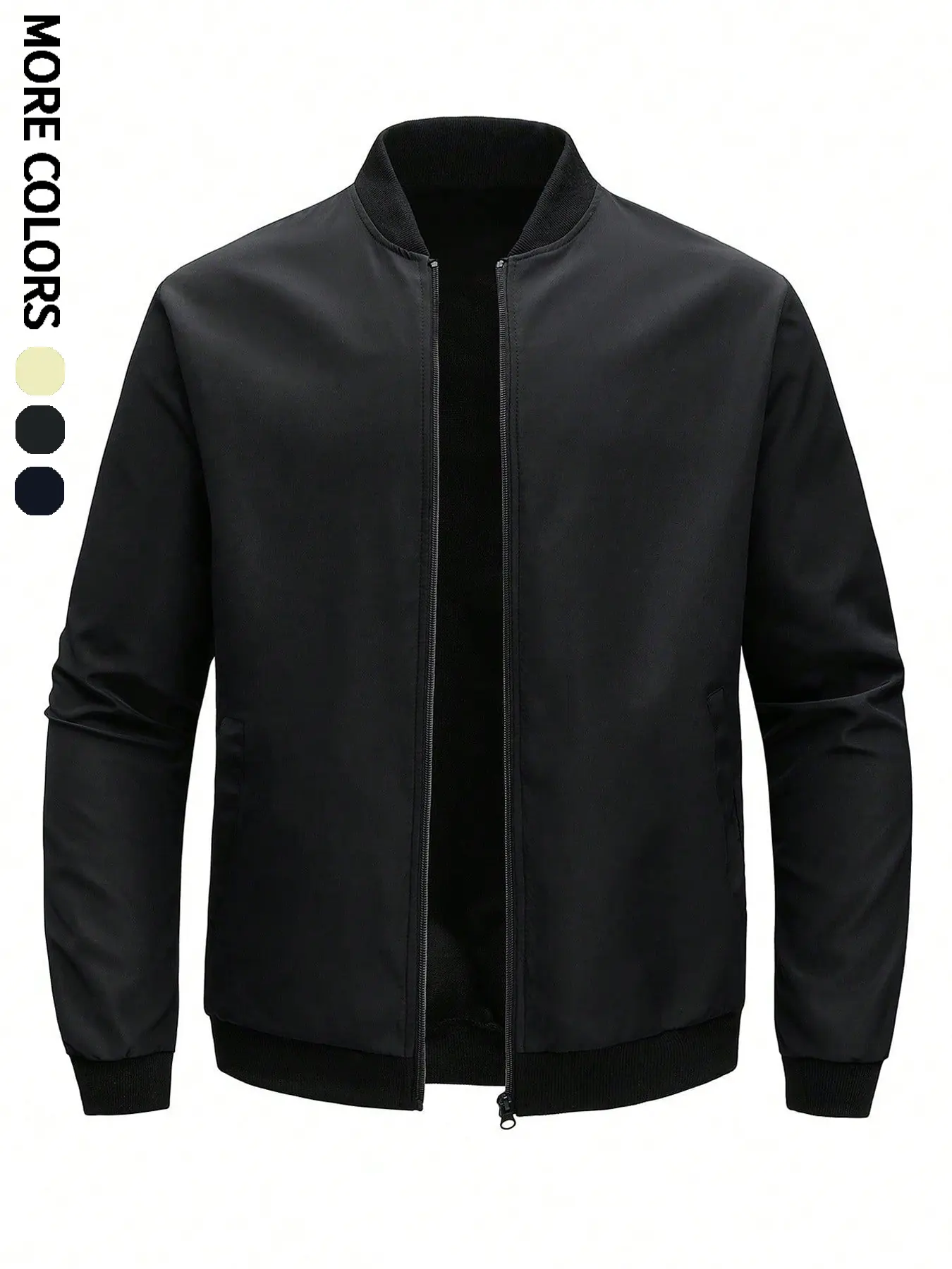 Autumn Winter 2025 New Men's Fleece Warmth Printed Pattern Fashion Trend Personalized Jacket Baseball Uniform Black Color Options Casual Long Sleeve m 65