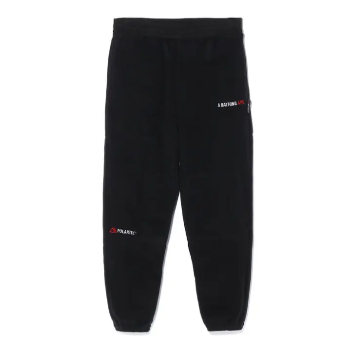 Bape Polartech Black Fleece Pants Size XXL