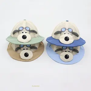 2026 Stylish Puppy Print Bucket Hat, Lightweight Full Sun Shield Casual Outdoor Head Accessory #summervibes