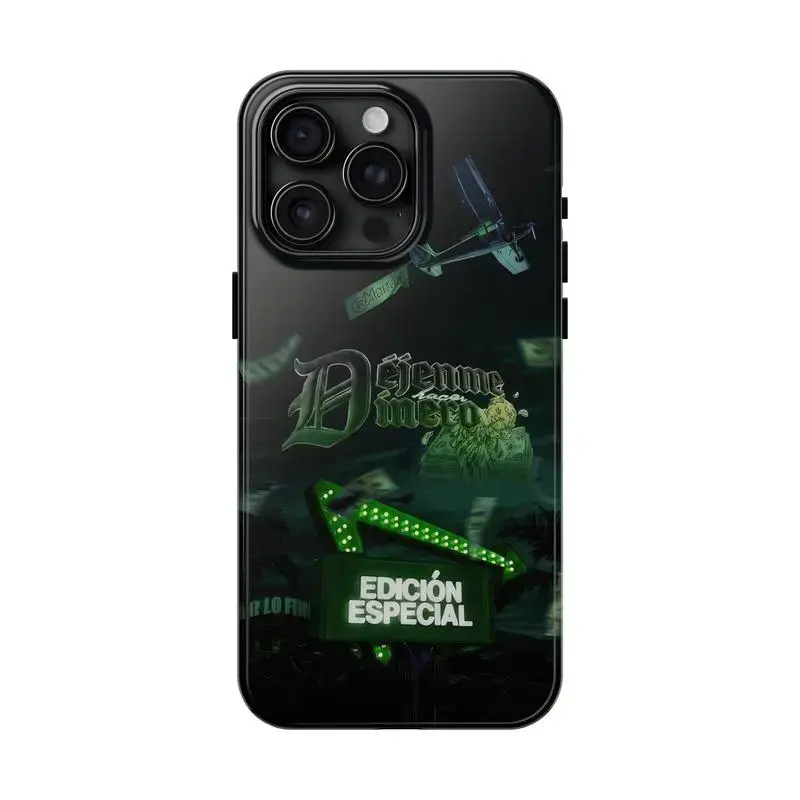Dejenme Hacer Dinero Edicion Especial & TC Marca Registrada , Rubber Shockproof Heavy-Duty Drop-Resistant Casing for iPhone 11 12 13 14 15 16 17 Pro Max Plus Devices