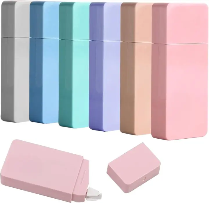 6 Pack Correction Tape Cute White Tape Macaron Color Correction Tape, Easy To Use Applicator
