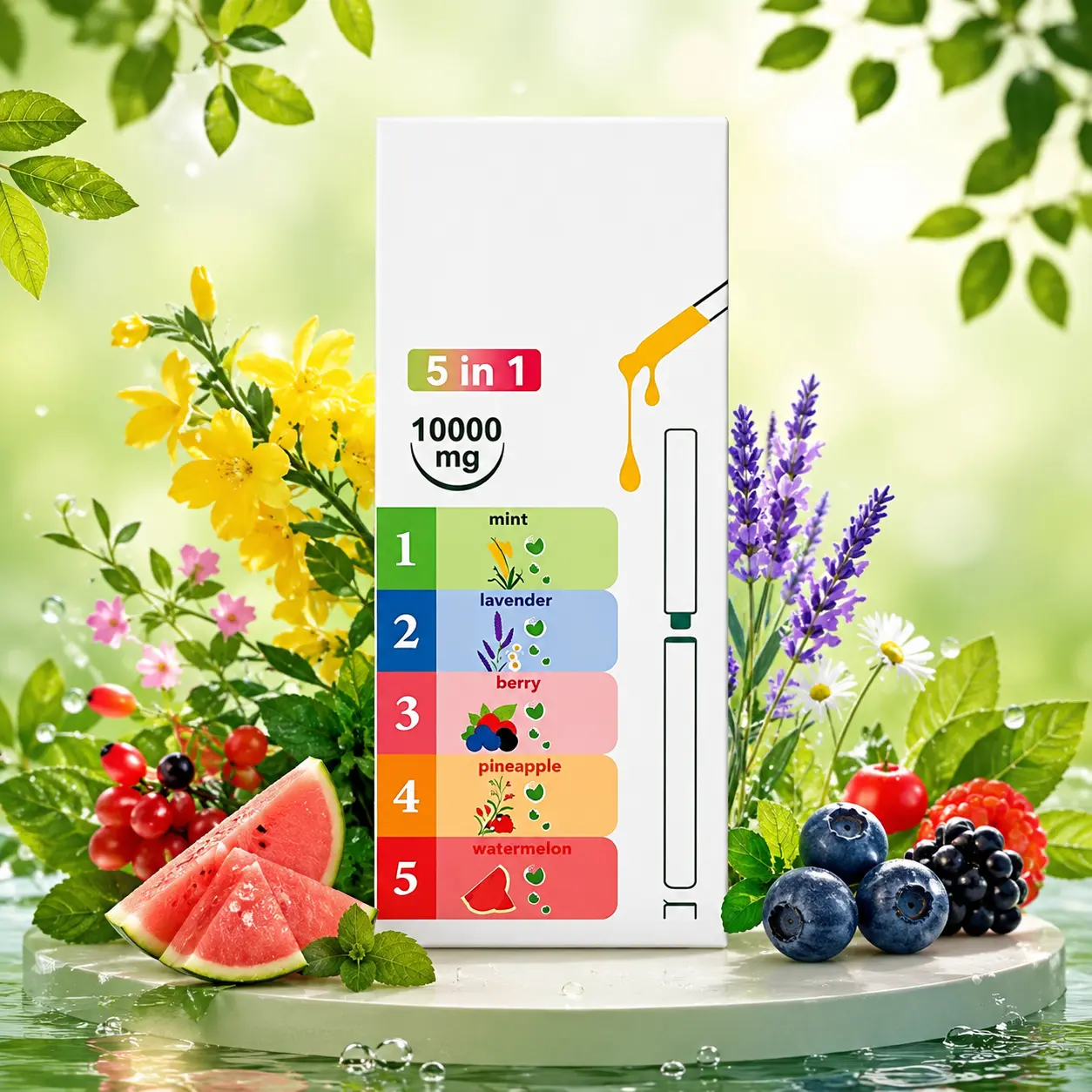 Freshens Breath, Eliminates Odors, 5 Assorted Flavors, For Men & Women, Refreshes Oral Freshness