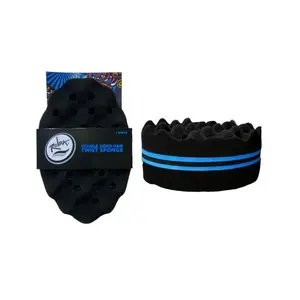 Rolda Barber Twist Sponge Brush - Pointed (Double Sided)