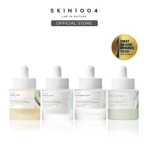 [SKIN1004 Official Shop] LAB IN NATURE 4-Type Boost Ampoule Set | Matrixyl 10 Hydration Volume + Niacinamide 10 Brightening + Retinol 0.2 Anti-Aging +  Azelaic Acid Acne Care