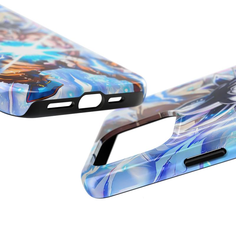 Anime Collage Super Saiyan Phone Case Compatible with iPhone 7, 8, X, 11, 12, 13, 14, 15, 16 17 & Samsung Galaxy S21, S22, S23 & S24 S25 series