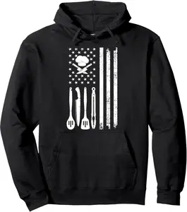 Cool Chef Art For Men Women Restaurant Cook Male Home Chef Pullover Hoodie