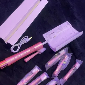 【8 Brush Heads】Electric Toothbrush, Type C Rechargeable Adults Toothbrush , 5 Mode Time Setting Intelligent Deep Cleaning 31000VPM Waterproof Travel & Home Use Electric Toothbrush Dental Cleaner Personal Care Appliances