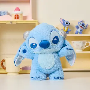 Miniso Disney Stitch Series No.12 Trendy Standing Plush Toy (Headphone Version)