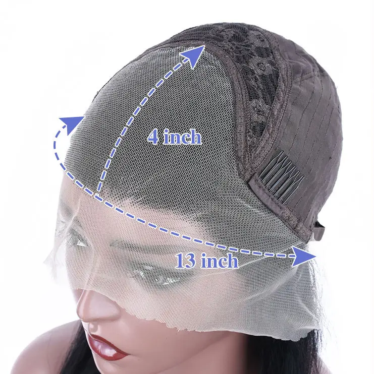 SHEDO.TOP Straight Hair 13X4/13x6 Lace Front Wig 150%-250% Density 16-30 inch Virgin Human Hair Wigs