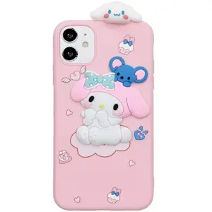 iPhone 11, Shock-Absorption Anti-Scratch Bumper Case Cover, Cute Funny Anime Cartoon Design Accessories Protection Protective Handheld Protector Casing Shockproof Screen Protector Smartphone Cellphone Phonecase Devices
