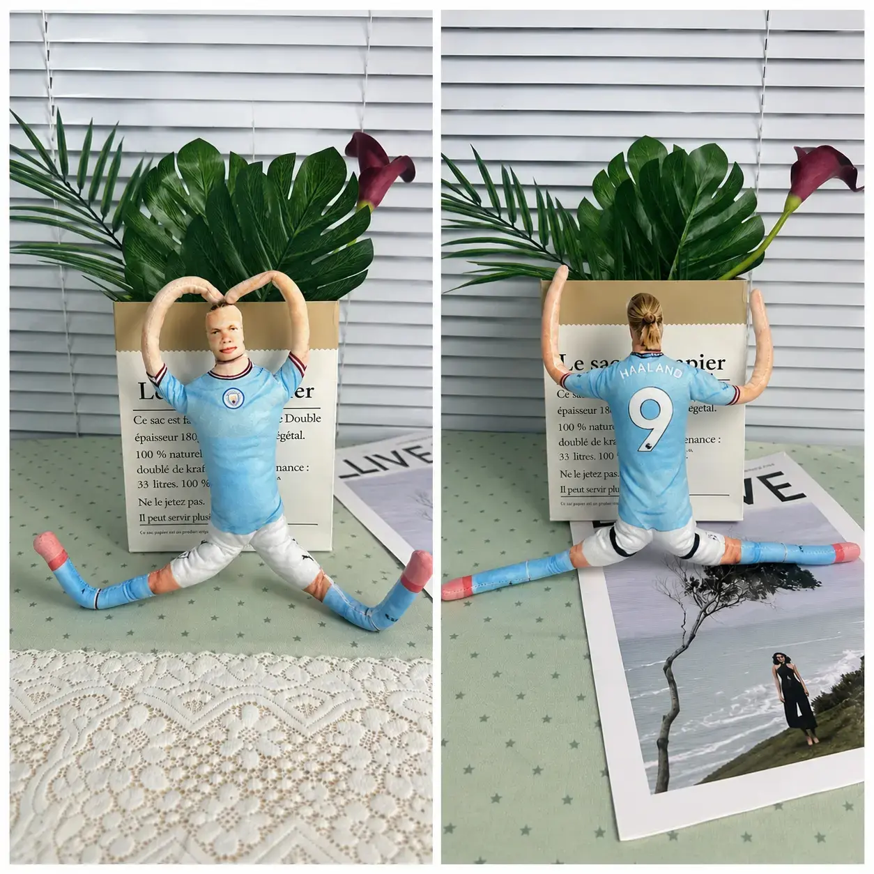 Abstract Articulated Athlete Plush Figure, Poseable Jointed Soft Stuffed Doll, Aesthetic Room Decor, Quirky Novelty Gift for Sports Lovers