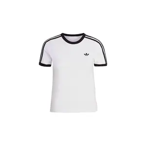 Originals 3-Stripes Slim Tee WMNS "White / Black" KD3683