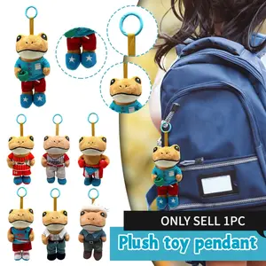 New Cute Little Frog  Keychain Sweater Backpack Animal Pendant Doll Toy Doll Christmas Birthday Surprise Blind Box MysteryGift