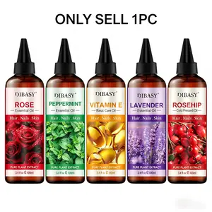 5 Essential Oils Set, Includes Eucalyptus, Cherry Blossom, Lemon, Sweet, Jasmine Scents, Scented Diffuser Oils, 100ML Each, Aromatherapy & Relaxation, Peppermint Oil