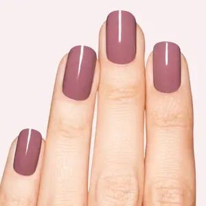 DASHING DIVA Ash Rose Semi-Cured Gel Nail Strips - Deep Rose